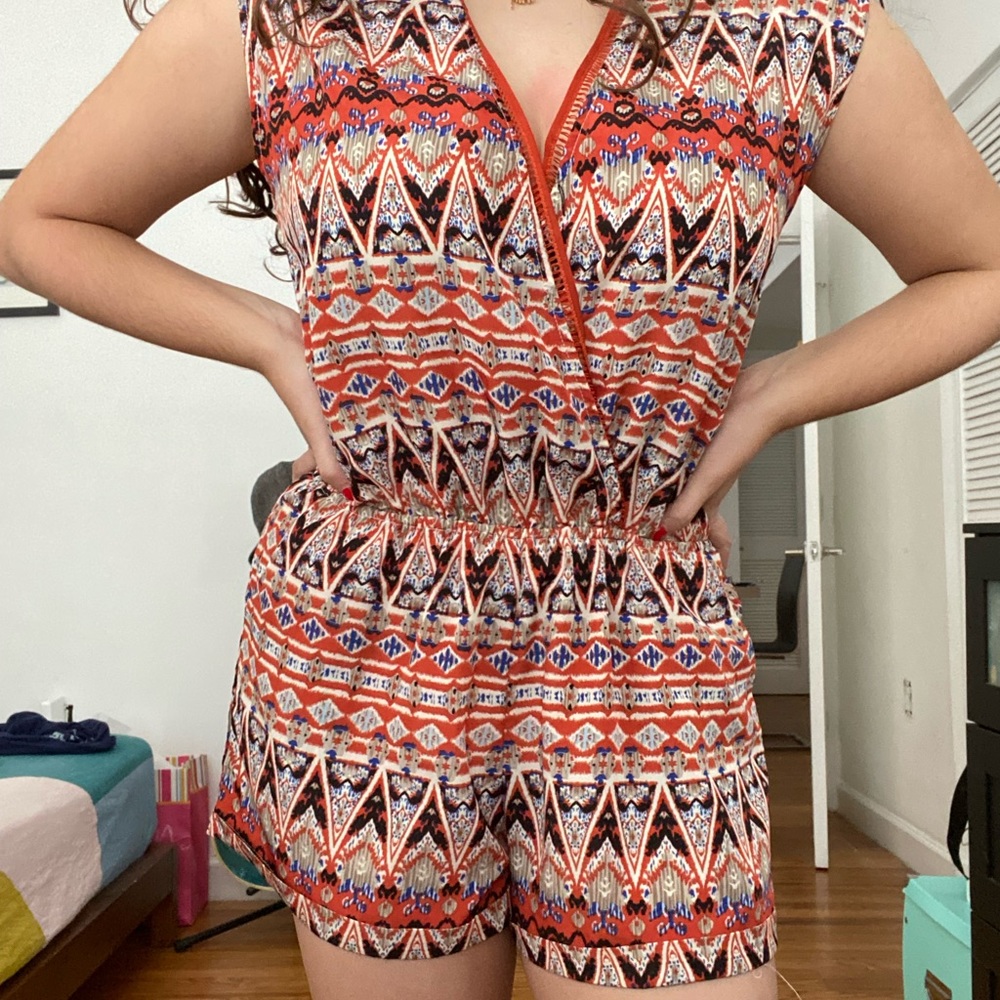 Colorful Boho Romper